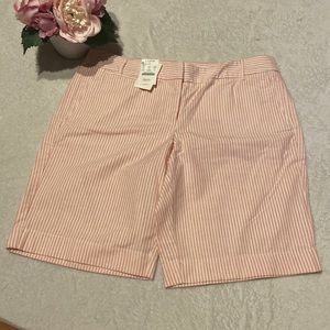 NWT J.Crew Size 6 City Fit Shorts